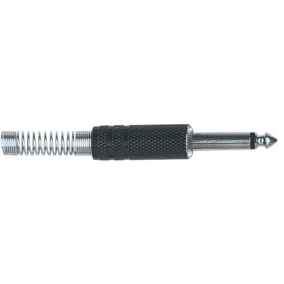 Proel S210BK Mono Jack 6.3mm Brass Sleeve Black - View 2