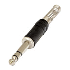 Proel S215BK Stereo Jack 6.3mm Brass Sleeve Black - View 3