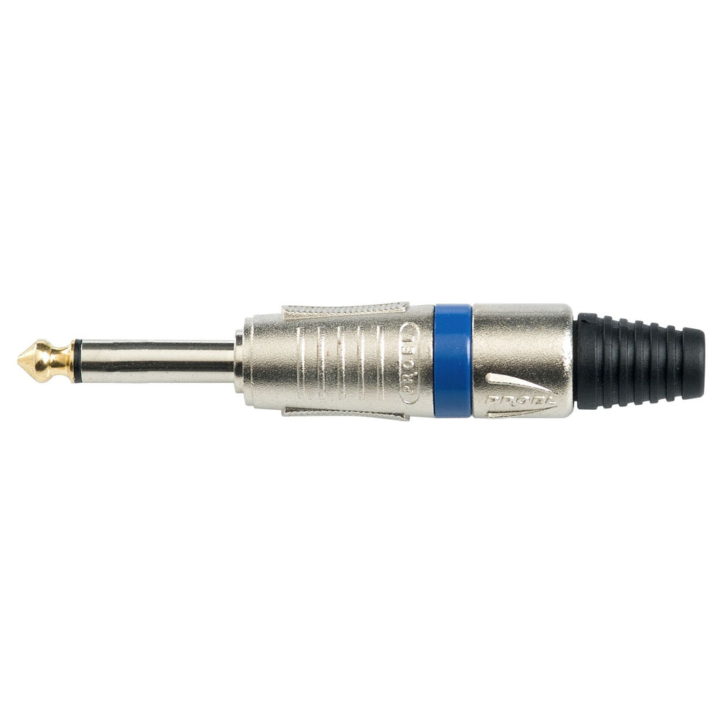 Proel S2CPROBL 6.3mm-1/4" Mono Jack Ring Blue - View 1