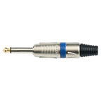 Proel S2CPROBL 6.3mm-1/4" Mono Jack Ring Blue - View 1
