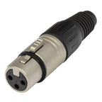 Proel XLR3FV XLR 3-Pole Cable Mount Female Plug - View 7