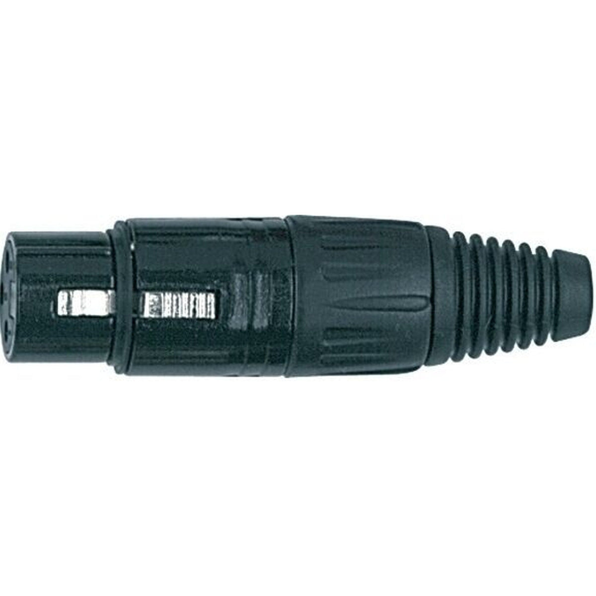 Proel XLR3FVBK XLR 3-Pole Cable Mount Female Plug Black - View 1