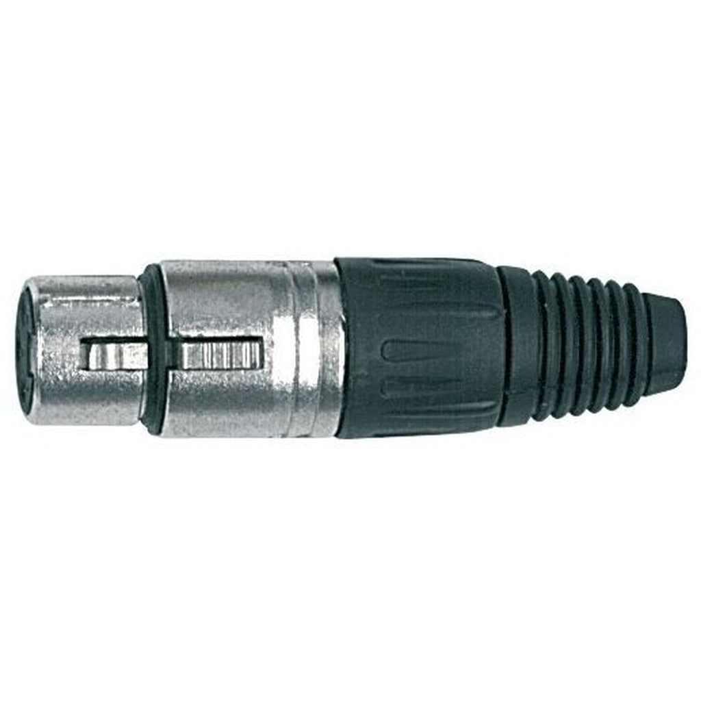 Proel XLR3FVBK XLR 3-Pole Cable Mount Female Plug Black - View 2