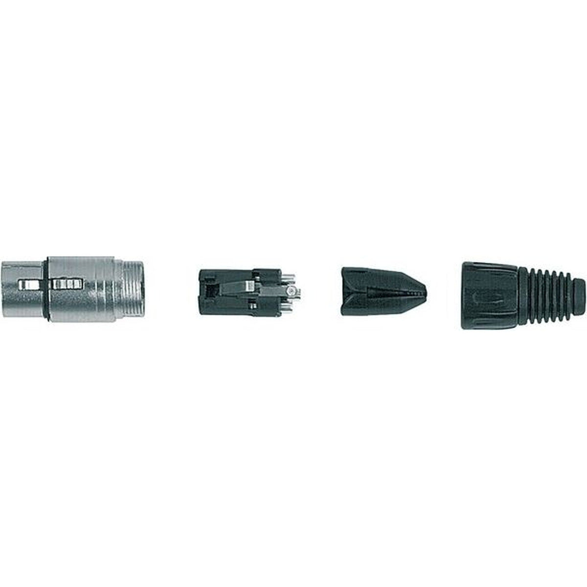 Proel XLR3FVBK XLR 3-Pole Cable Mount Female Plug Black - View 3