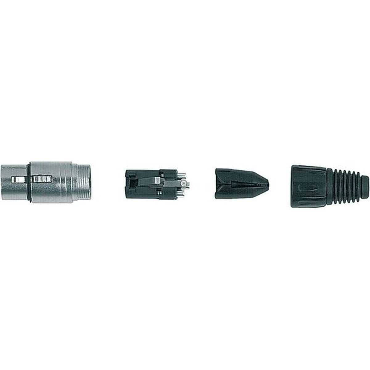 Proel XLR3FVBK XLR 3-Pole Cable Mount Female Plug Black - View 4