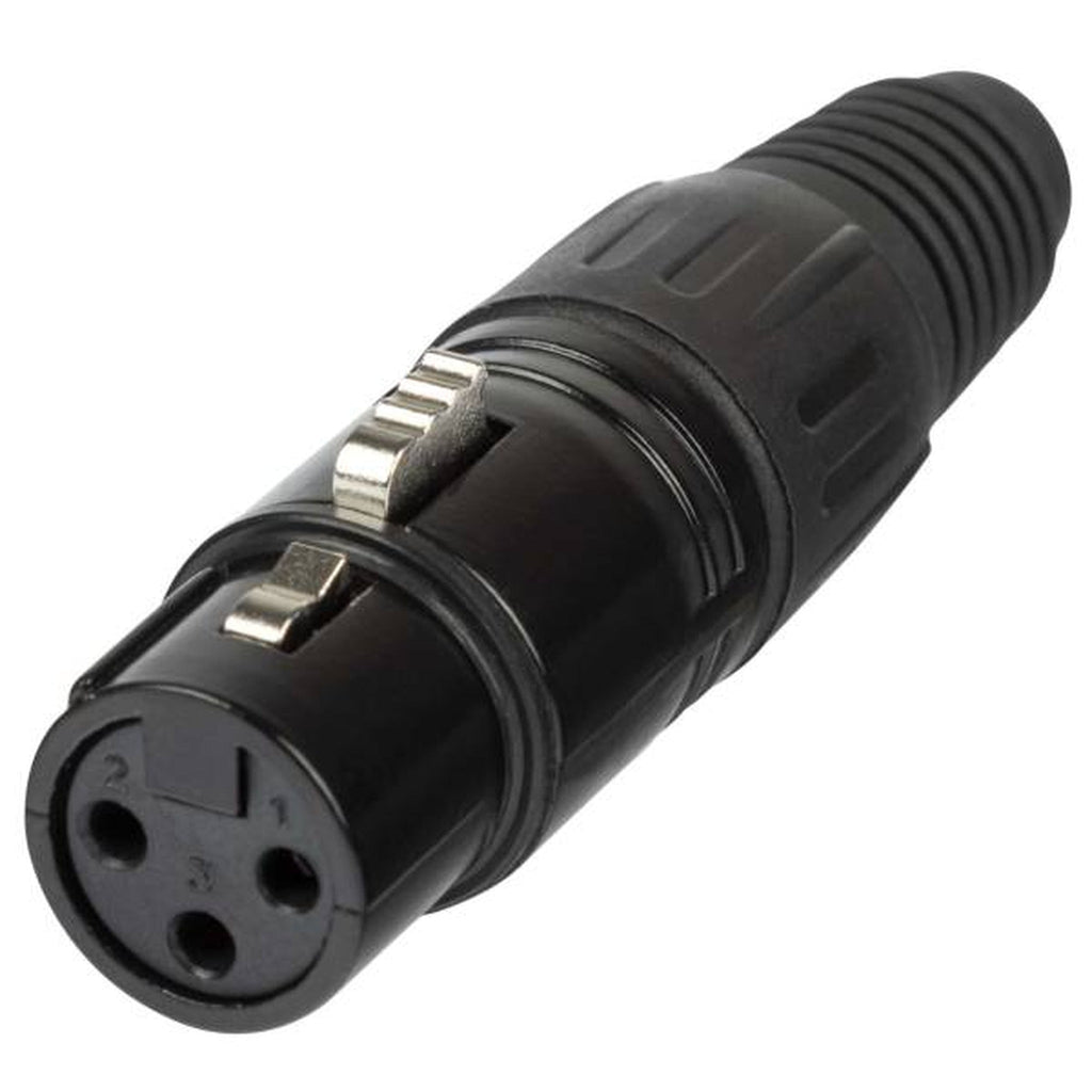 Proel XLR3FVBK XLR 3-Pole Cable Mount Female Plug Black - View 5