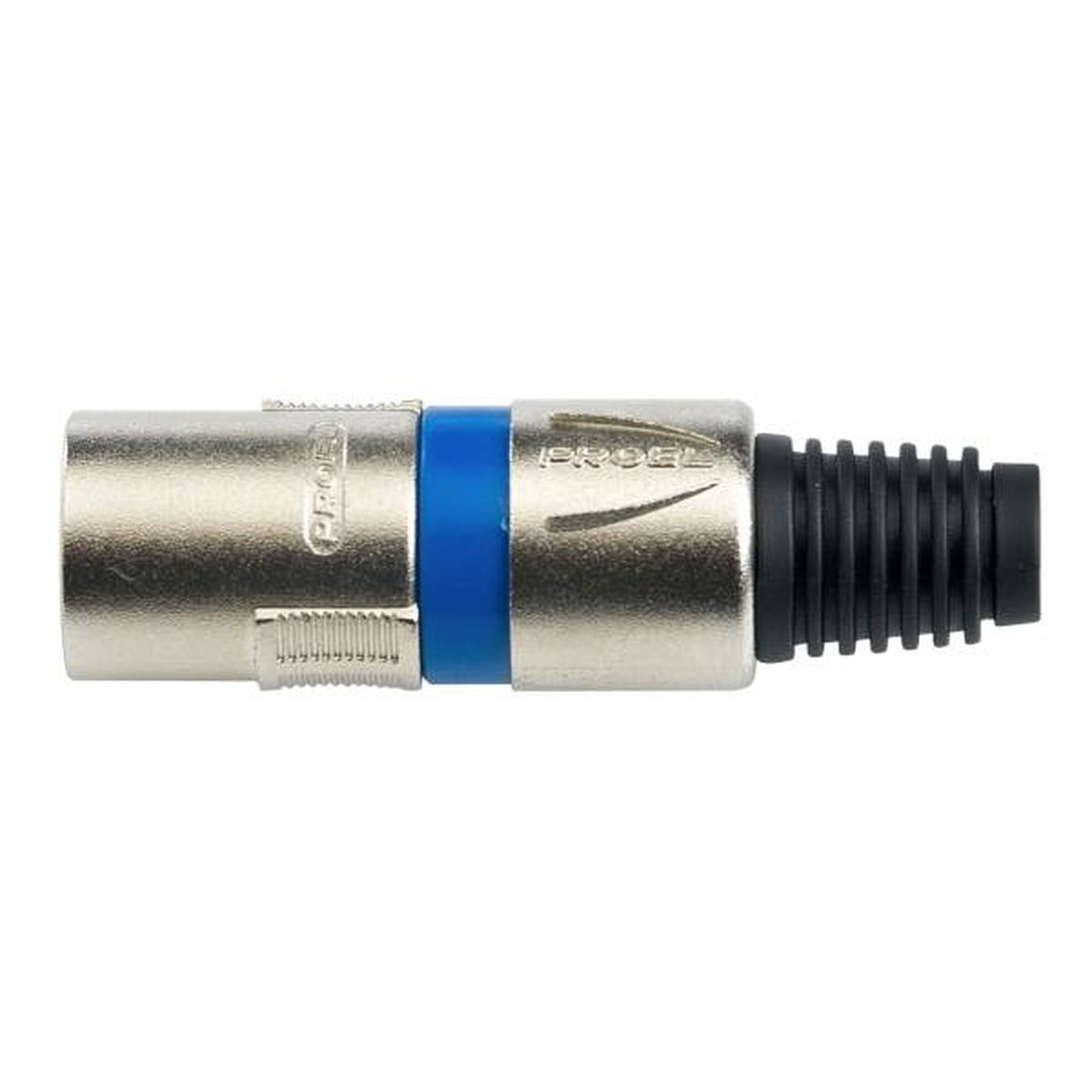 Proel XLR3MVPROBL XLR 3-Pole Cable Plug Ring Blue - View 1