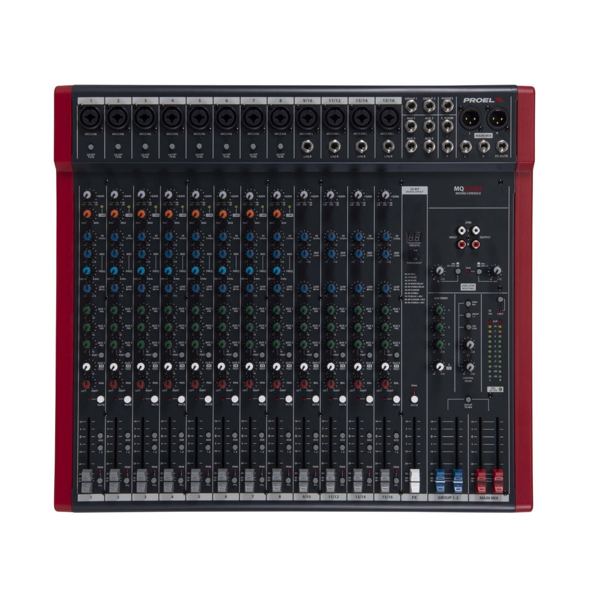 Proel MQ16USB 16.IN.MIXER.FX.USB - View 1