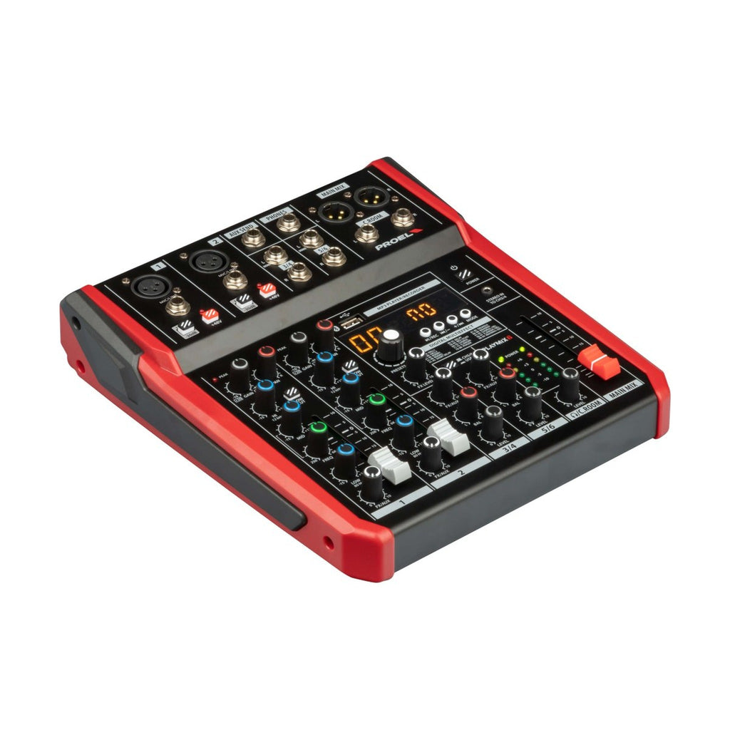 Proel PLAYMIX6 6.IN.MIXER.FX.USB - View 3