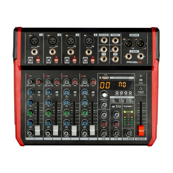 Proel PLAYMIX8 8.IN.MIXER.FX.USB - View 1
