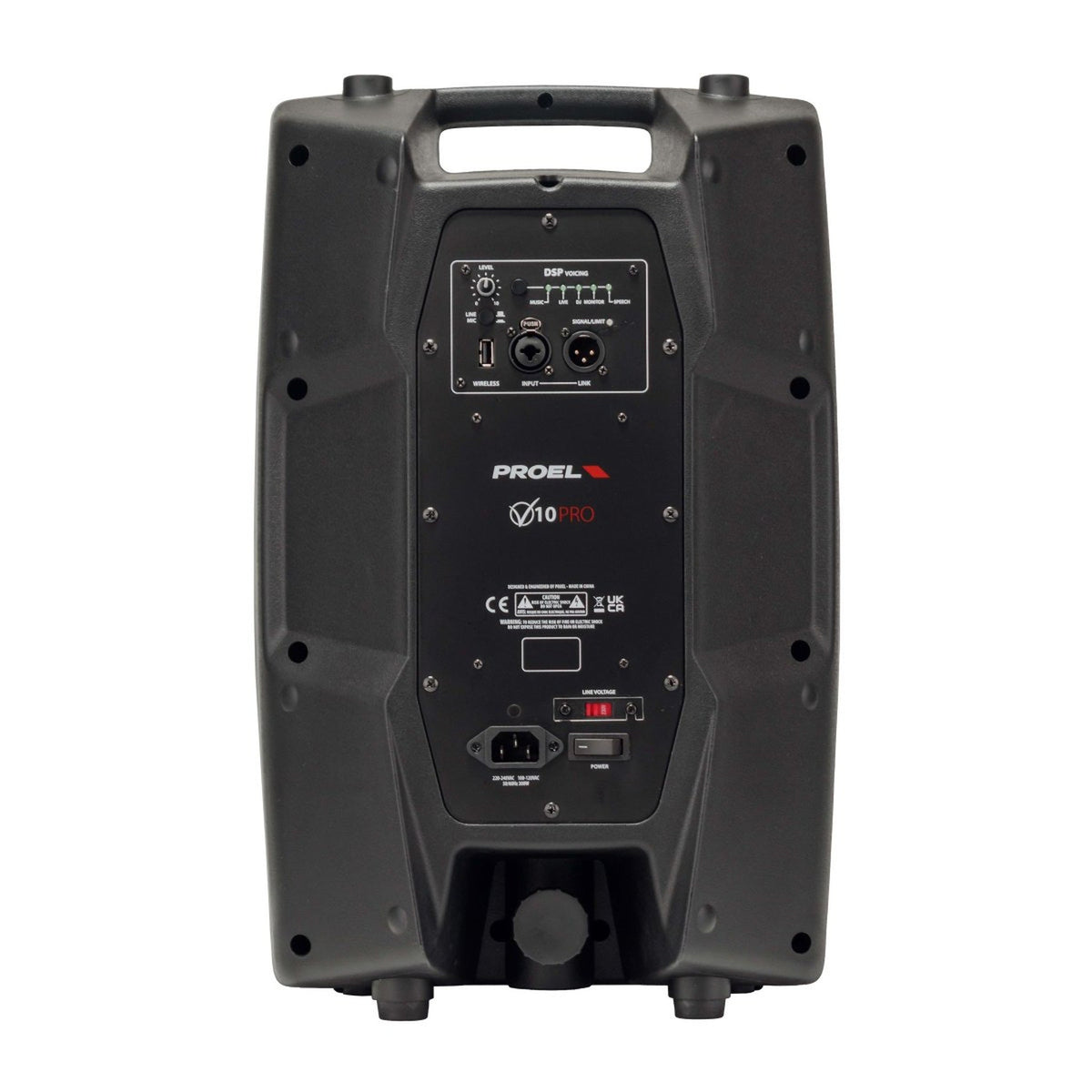 Proel V10PRO ACTIVE SPEAKER.10".600W.DSP - View 6