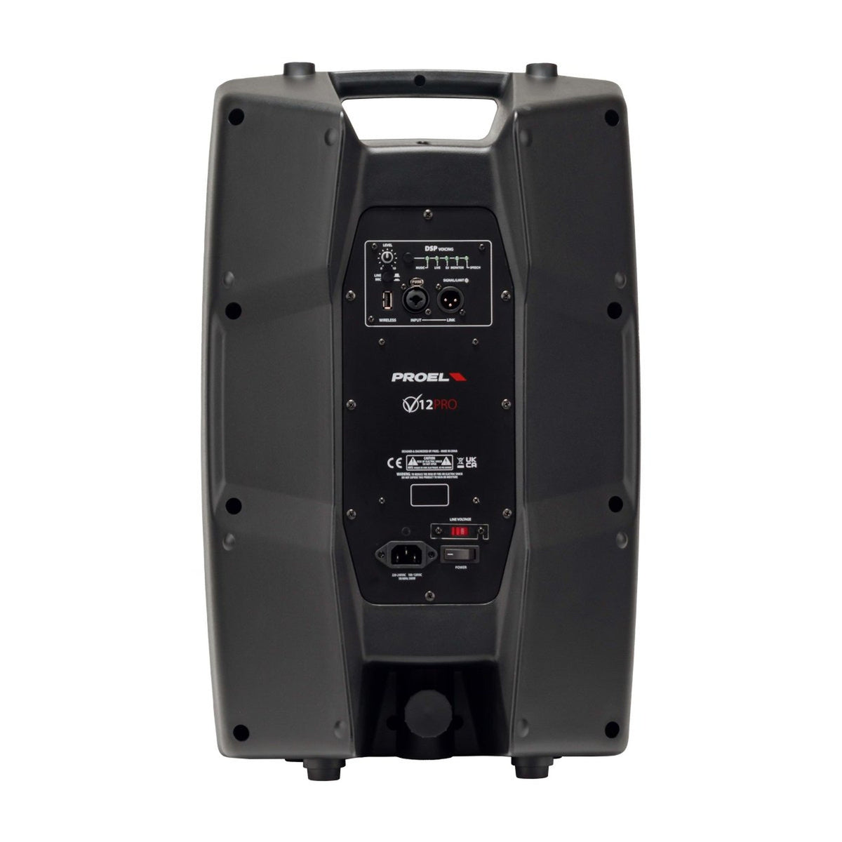 Proel V12PRO ACTIVE SPEAKER.12".600W.DSP - View 7
