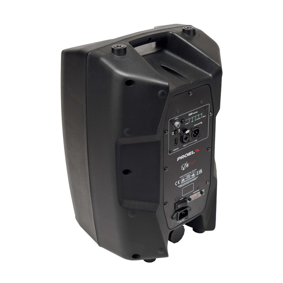 Proel V8PRO ACTIVE SPEAKER.8".600W.DSP - View 5