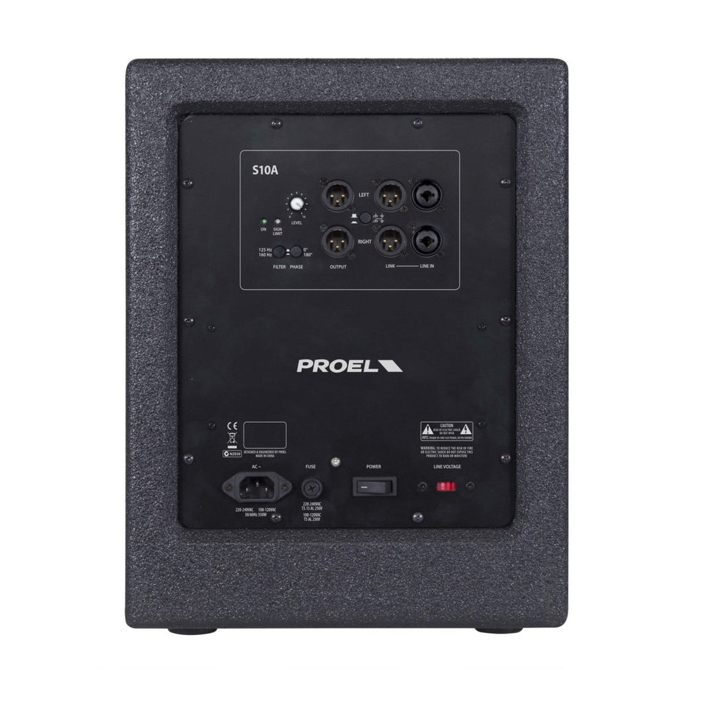 Proel S10A ACTIVE.SUBWOOFER.10".350W - View 3