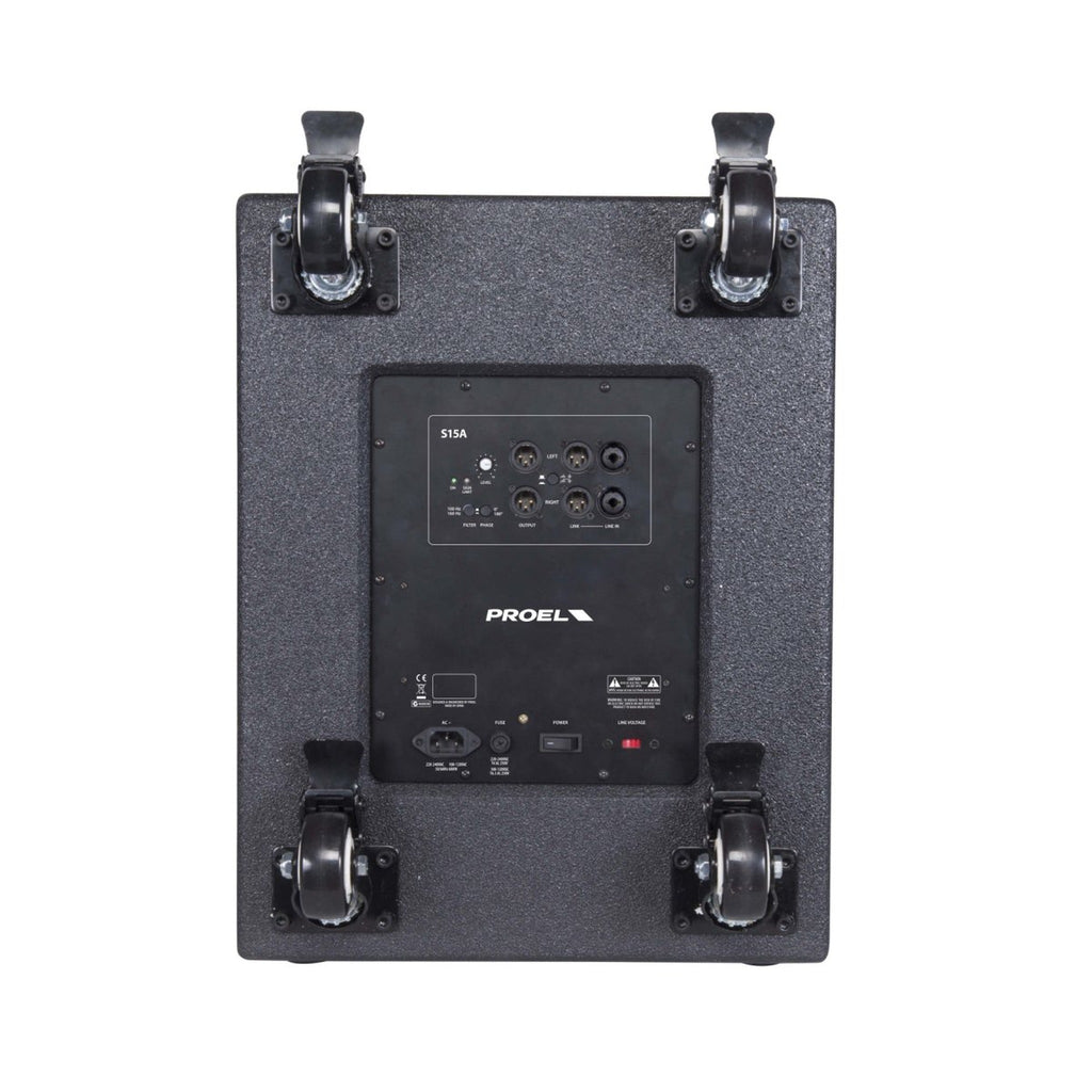 Proel S15A ACTIVE.SUBWOOFER.15".600W - View 6