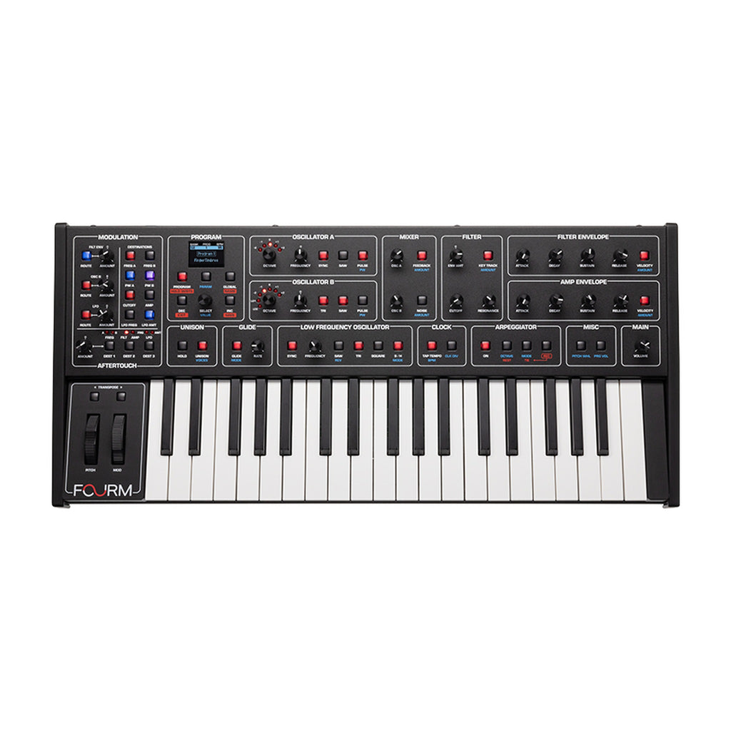 Sequential Fourm 4-Voice Analog Synthesizer - Packshot 1