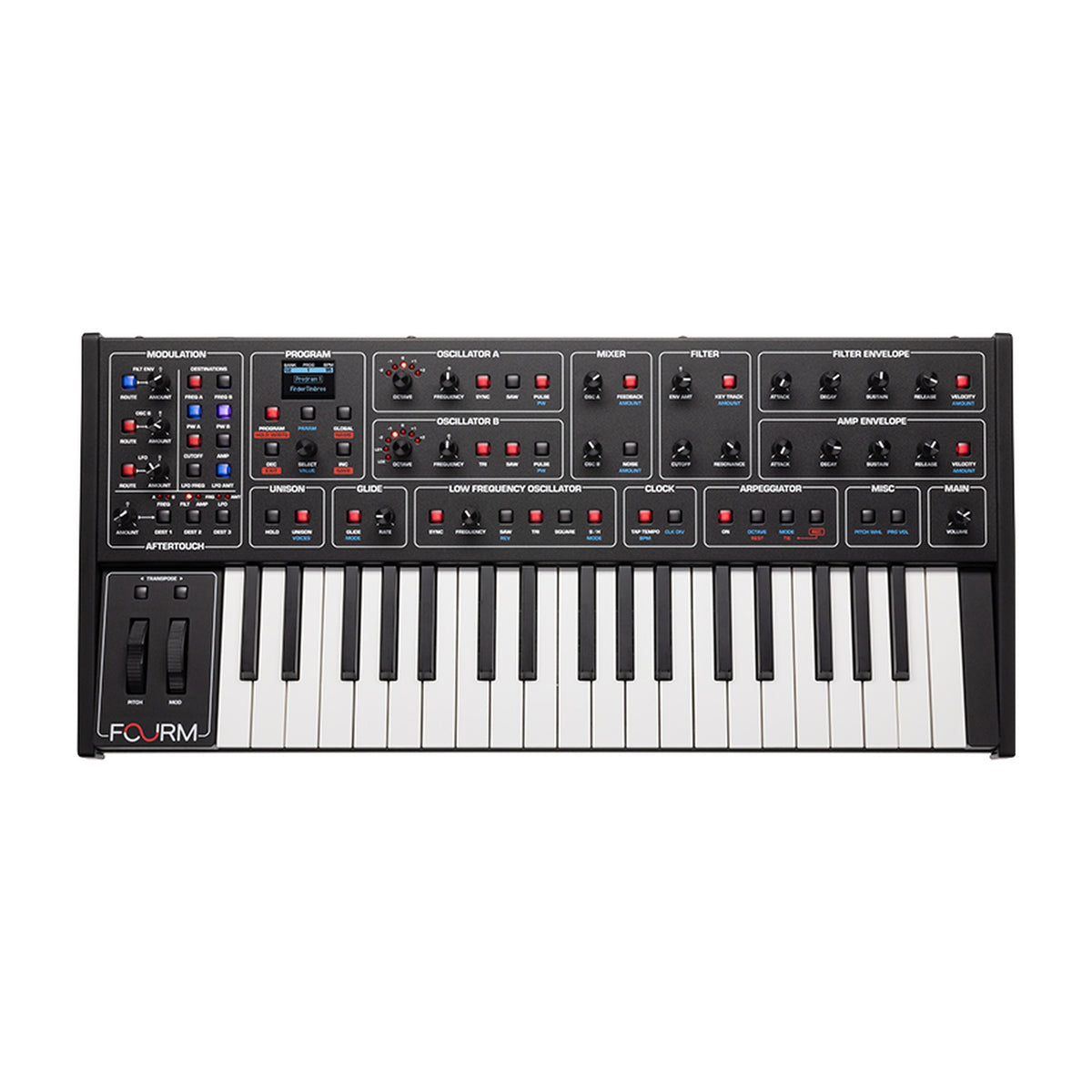 Sequential Fourm 4-Voice Analog Synthesizer - Packshot 4