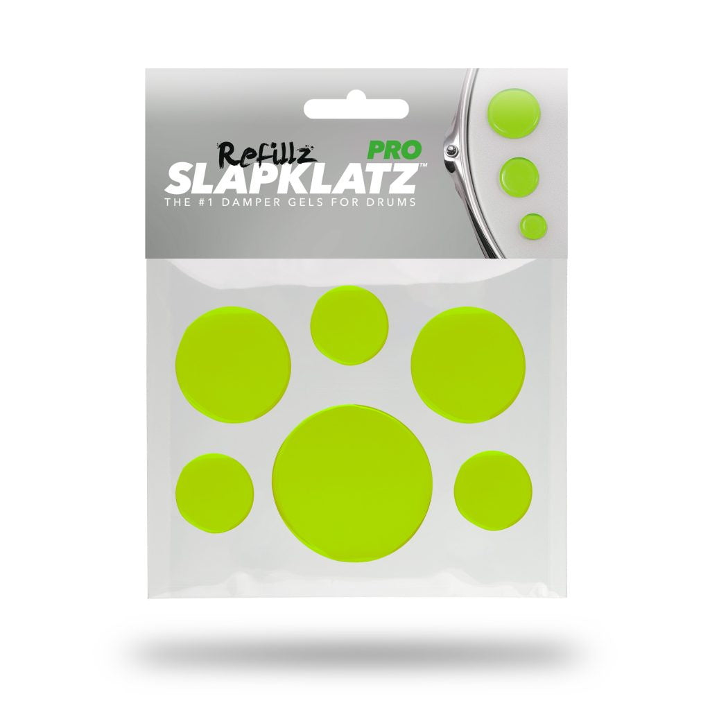 SlapKlatz 12 SlapKlatz PRO Refillz Gel Pads - Alien Green - Packshot 1