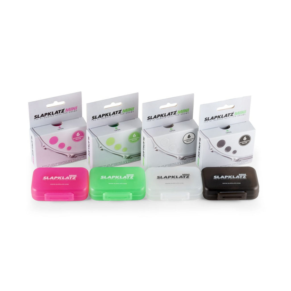 SlapKlatz 6 SlapKlatz MINI Gel Pads w/case - Alien Green - Packshot 2