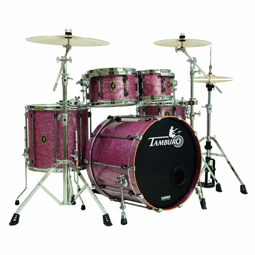 Tamburo UNIKA 5-Piece Professional Drum Kit - Fantasy Red (22B/10T/12T/14F/14S) - Packshot 2