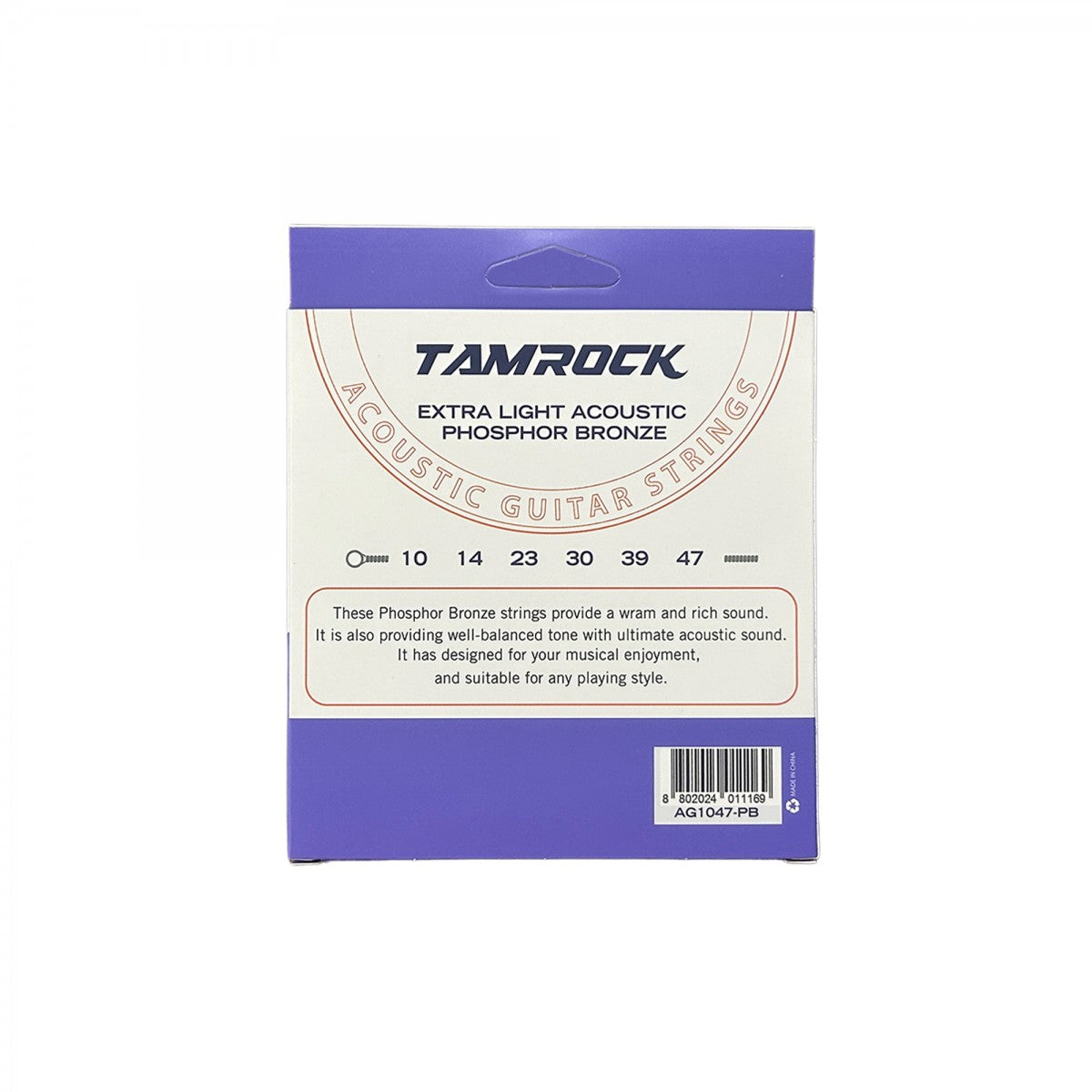 Tamrock AG1047-PB Acoustic Phosphor Bronze Gtr Strings 010-047 - Packshot 2