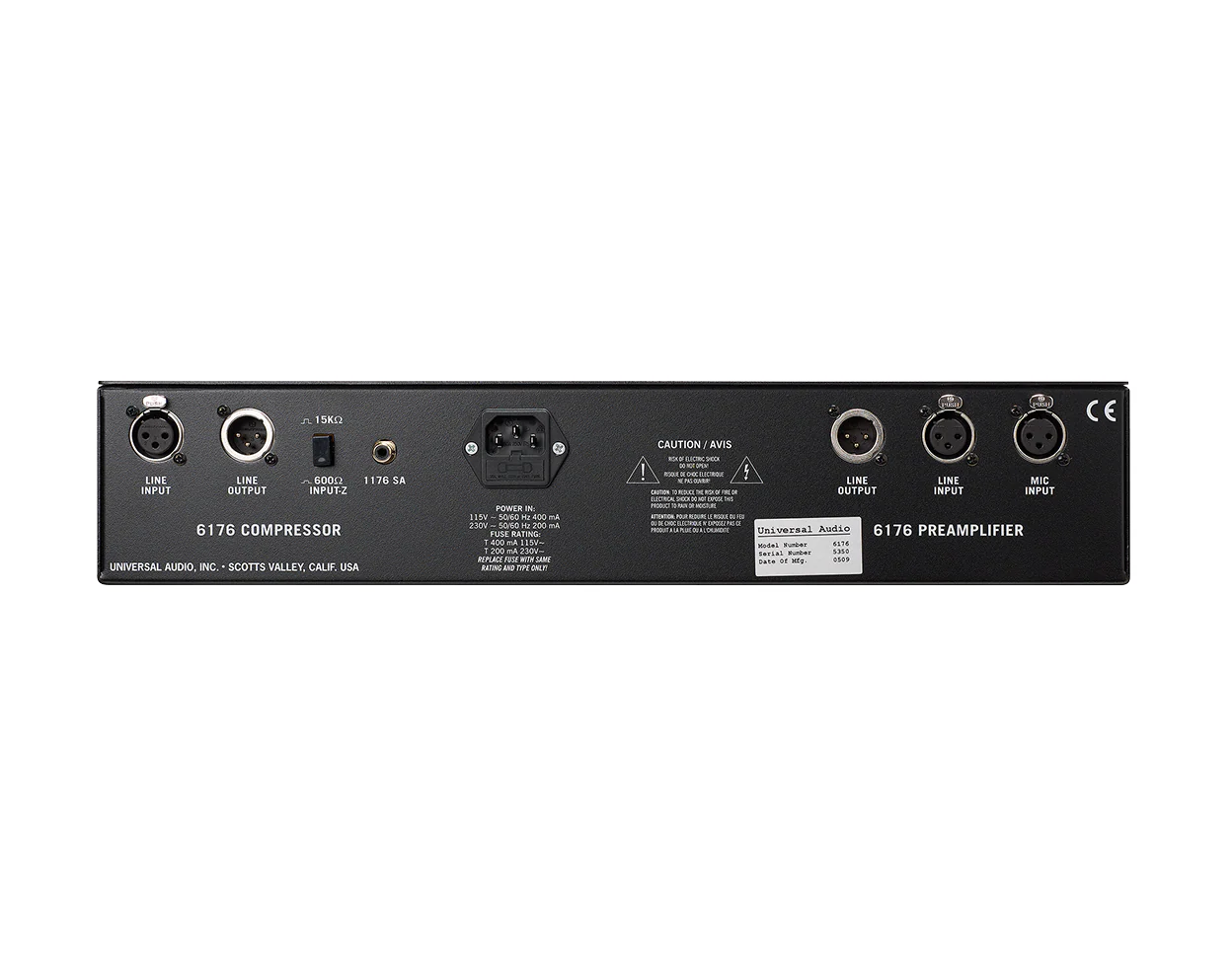 Universal Audio 6176 Vintage Channel Strip — ANALOG HARDWARE series, view 2 of 3