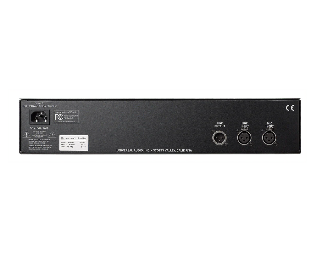 Universal Audio LA-610 Mk2 Classic Tube Recording Channel — ANALOG HARDWARE series, view 2 of 3