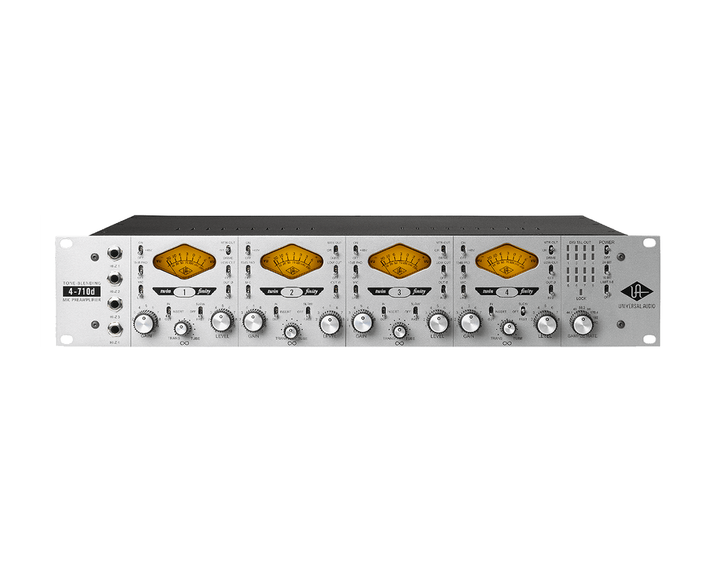 Universal Audio 4-710d Four-Channel Mic Pre — ANALOG HARDWARE series, view 1 of 3