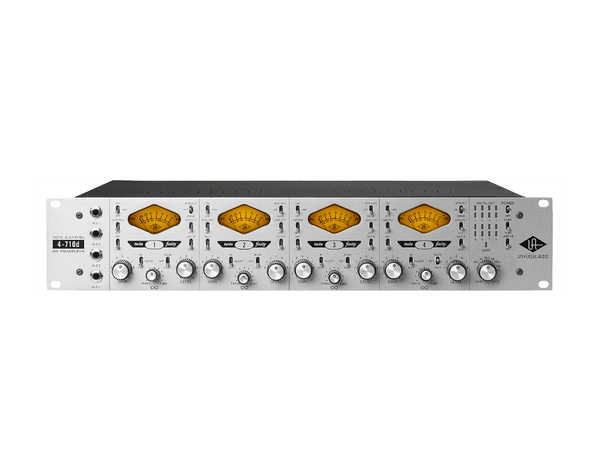 Universal Audio 4-710d Four-Channel Mic Pre — ANALOG HARDWARE series, view 1 of 3
