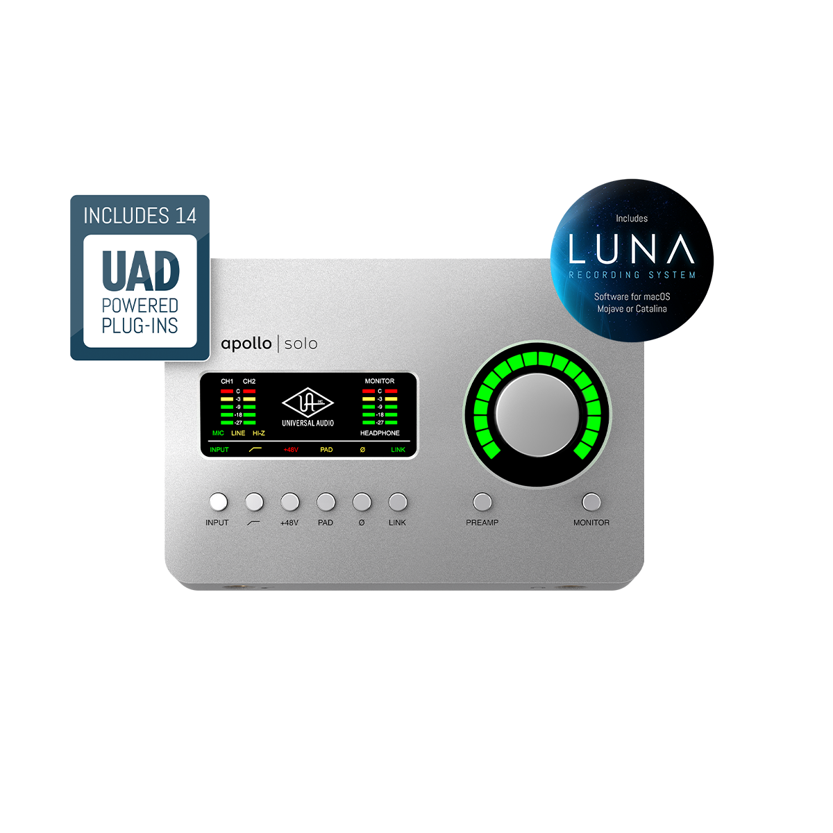 Universal Audio Apollo Solo USB Heritage Edition — APOLLO USB series, view 1 of 4