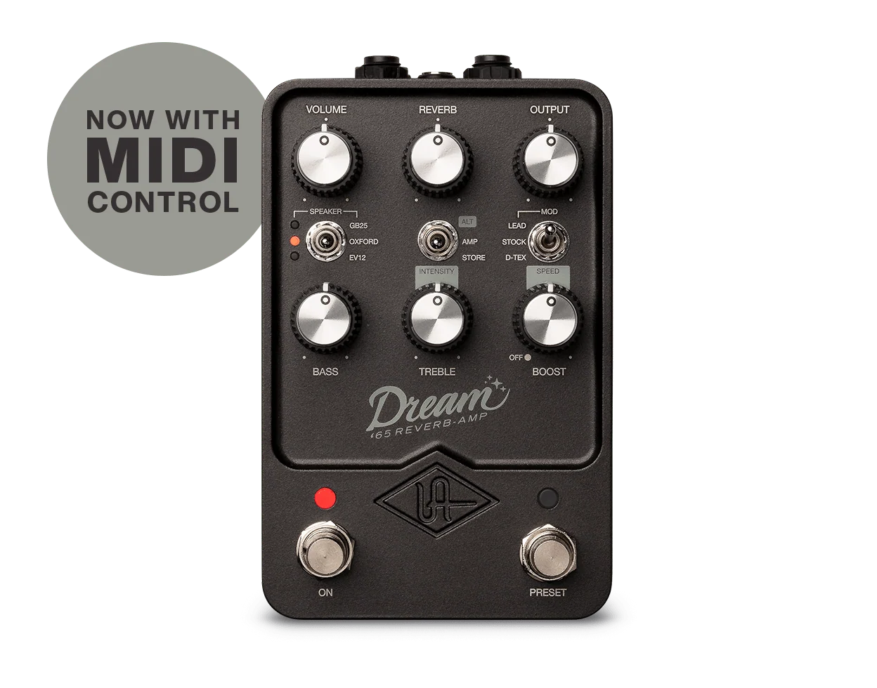 Universal Audio Dream '65 Reverb Amplifier — UAFX series, view 1 of 3