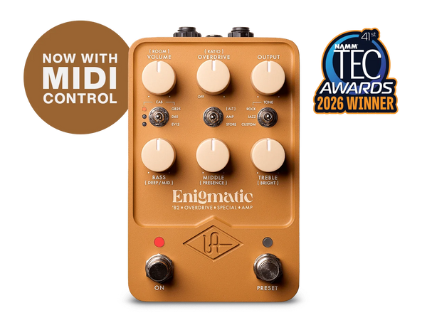 Universal Audio Enigmatic '82 Overdrive Special Amp — UAFX series, view 1 of 3