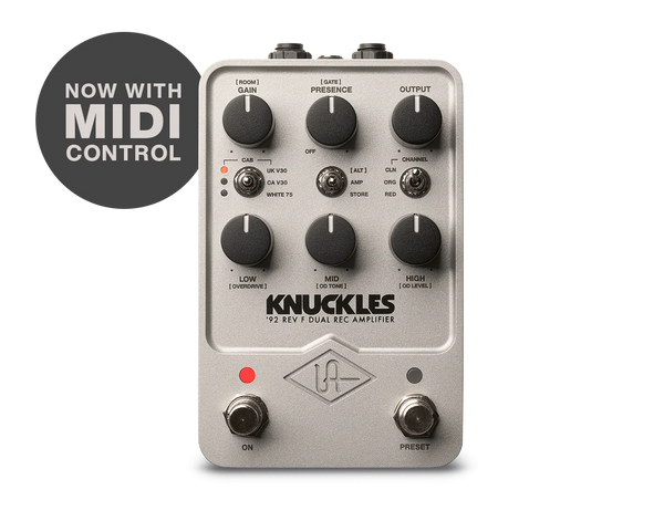 Universal Audio Knuckles '92 Rev F Dual Rec Amplifier — UAFX series, view 1 of 3