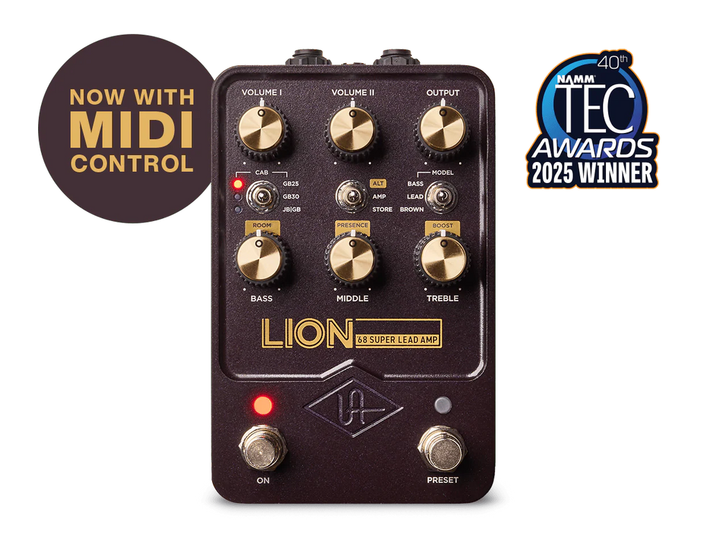 Universal Audio Lion 68 Super Lead Amp — UAFX series, view 1 of 3