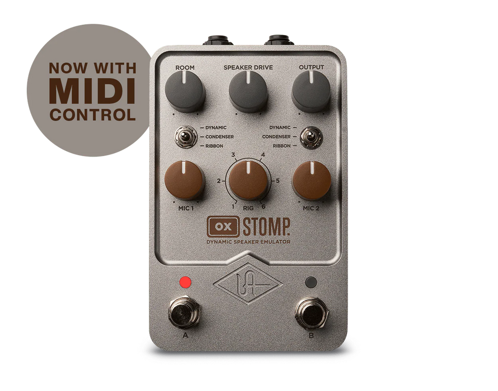 Universal Audio OX Stomp Dynamic Speaker Emulator — UAFX series, view 1 of 3