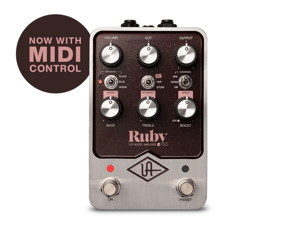 Universal Audio Ruby '63 Top Boost Amplifier — UAFX series, view 1 of 3