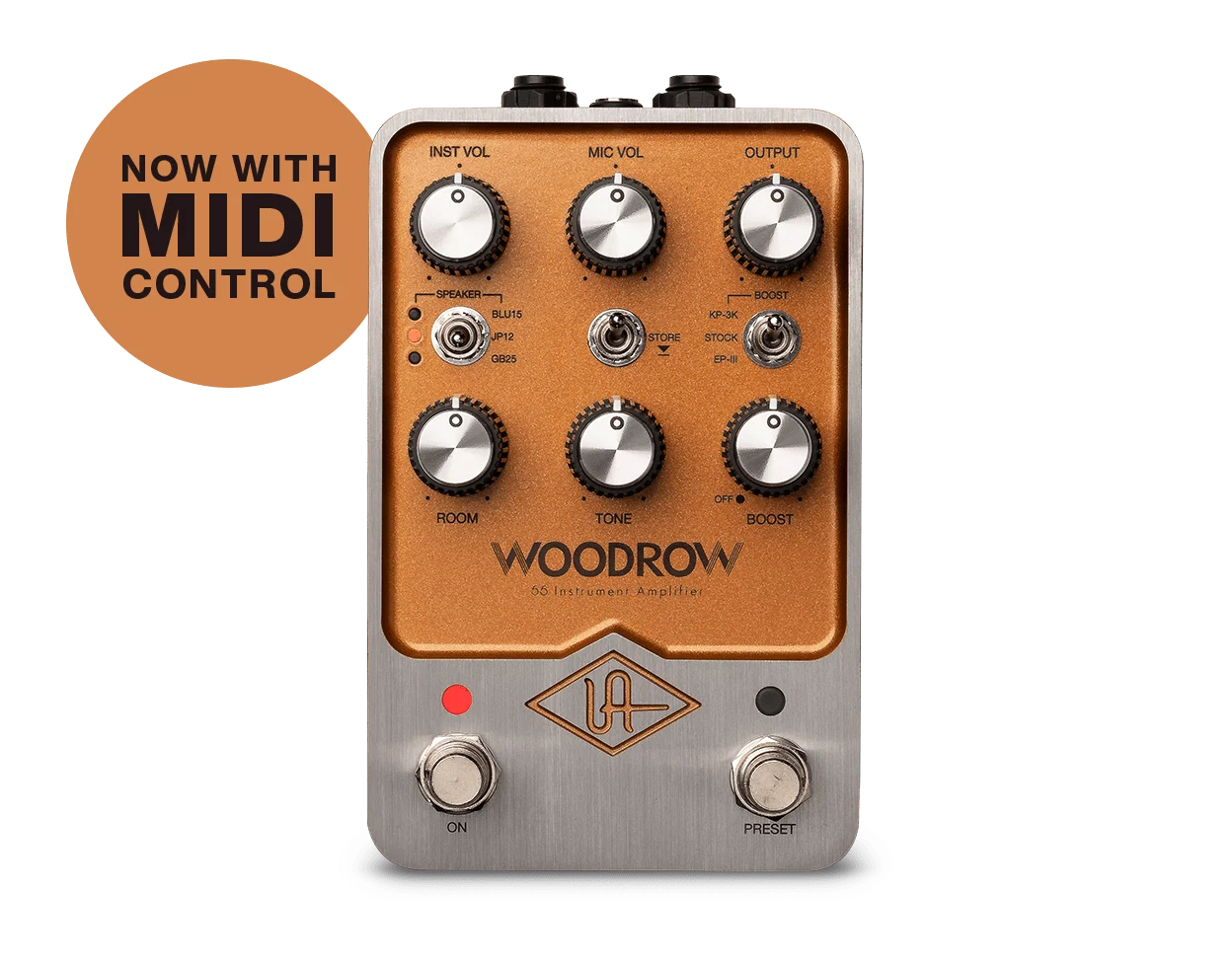 Universal Audio Woodrow '55 Instrument Amplifier — UAFX series, view 1 of 3