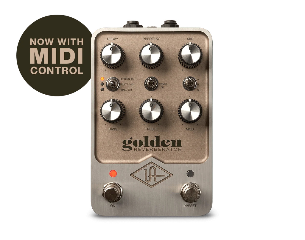 Universal Audio Golden Reverb Pedal — UAFX series, view 1 of 3