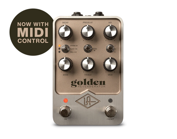 Universal Audio Golden Reverb Pedal — UAFX series, view 1 of 3