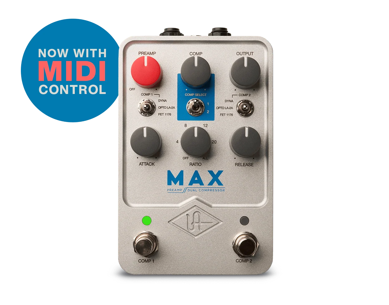 Universal Audio MAX Preamp & Dual Compressor — UAFX series, view 1 of 3