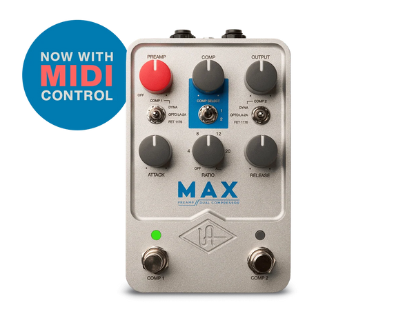 Universal Audio MAX Preamp & Dual Compressor — UAFX series, view 1 of 3