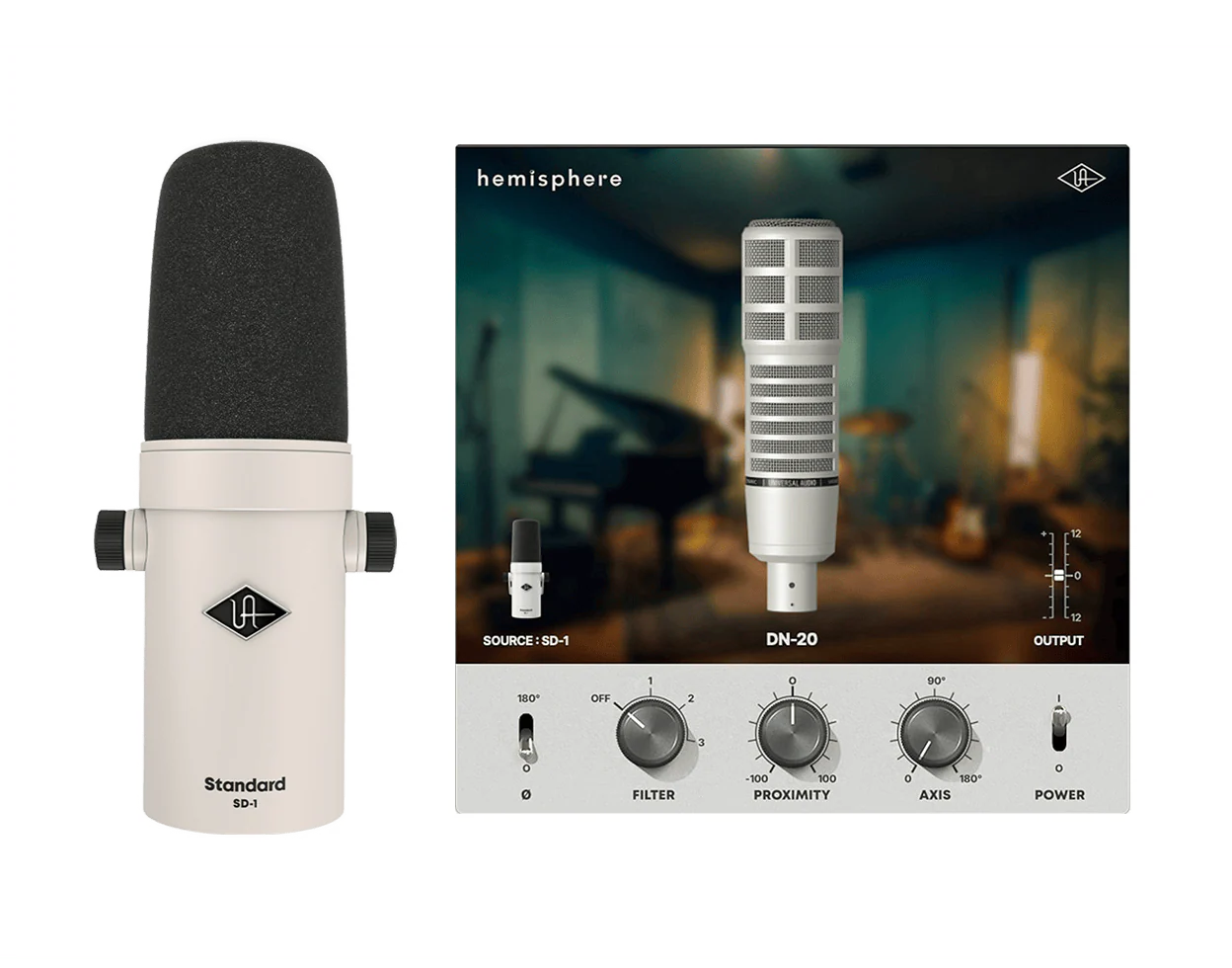 Universal Audio SD-1 Dynamic Microphone with Hemisphere Modeling — MICROPHONES series, view 7 of 7