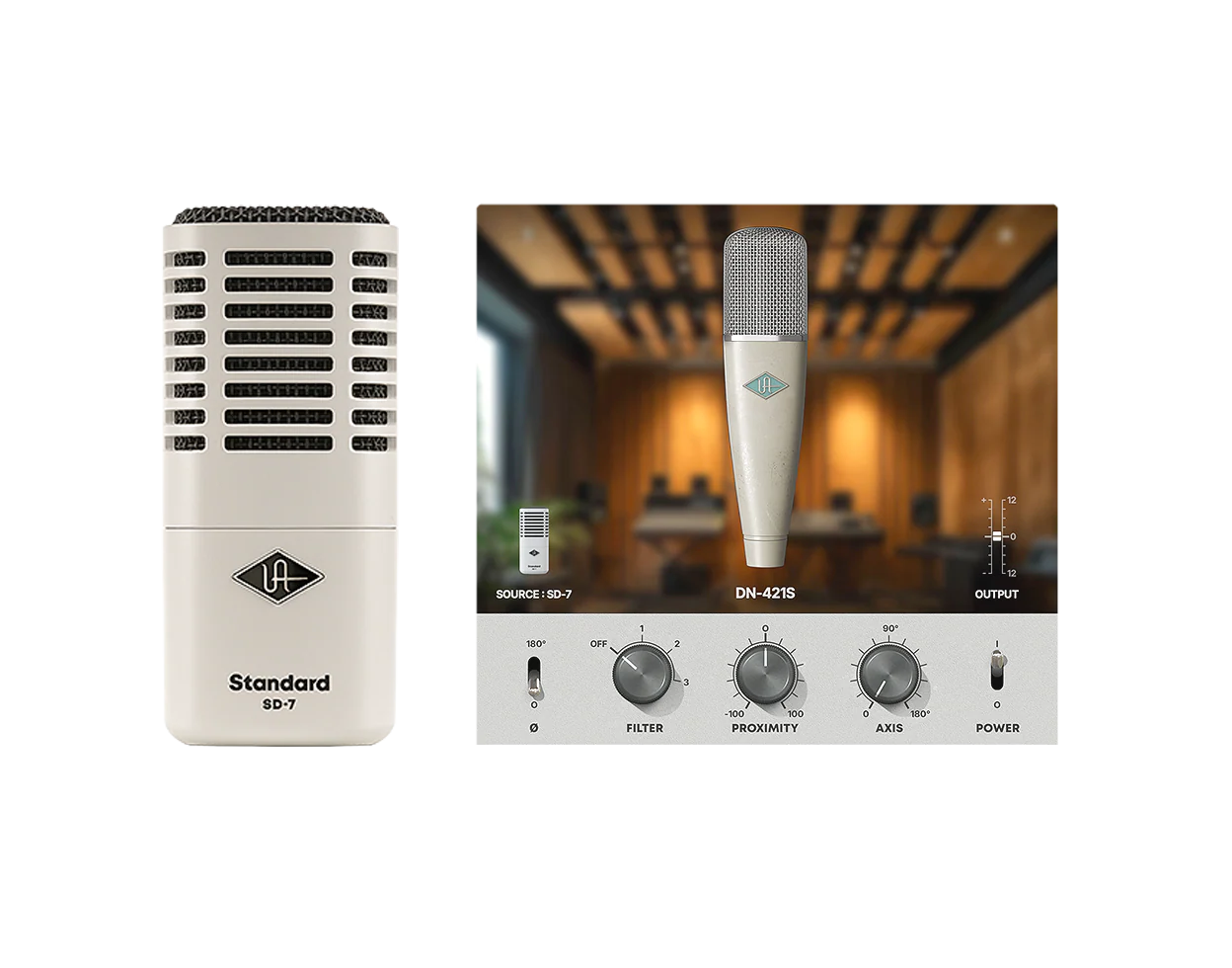 Universal Audio SD-7 Dynamic Microphone with Hemisphere Modeling — MICROPHONES series, view 3 of 3