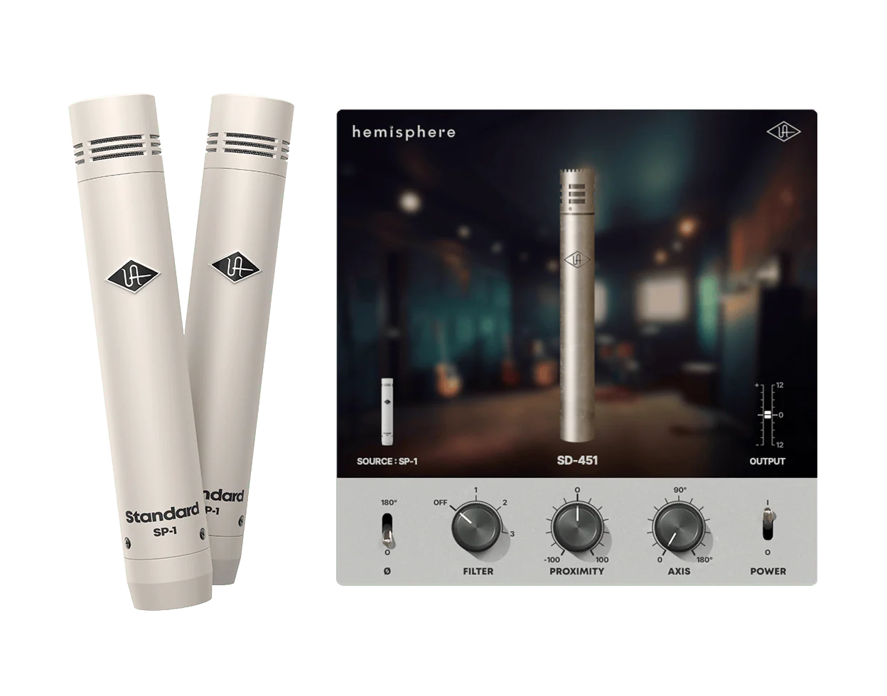 Universal Audio SP-1 Pencil Microphone Pair with Hemisphere Modeling — MICROPHONES series, view 6 of 6