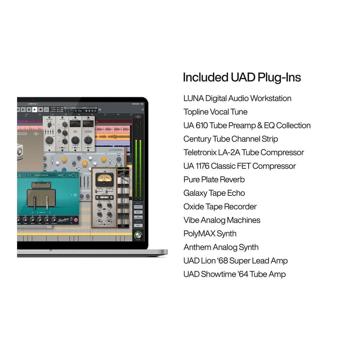 Universal Audio Volt 2 Gen 2 USB Audio Interface — included UAD plug-ins