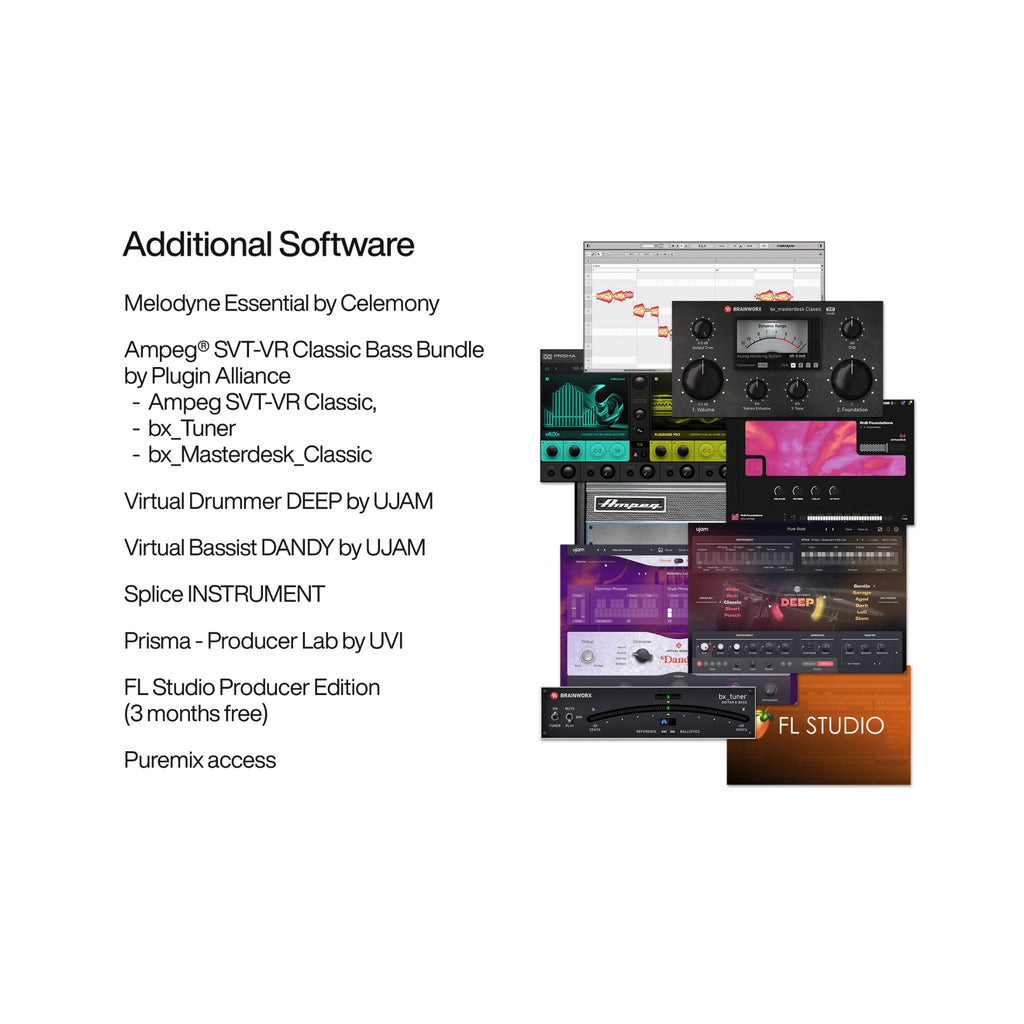 Universal Audio Volt 2 Gen 2 USB Audio Interface — additional bundled software