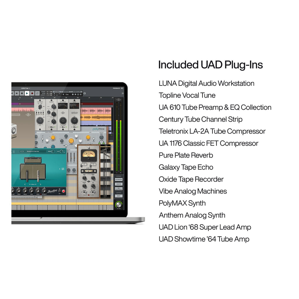 Universal Audio Volt 4 Gen 2 USB Audio Interface — included UAD plug-ins
