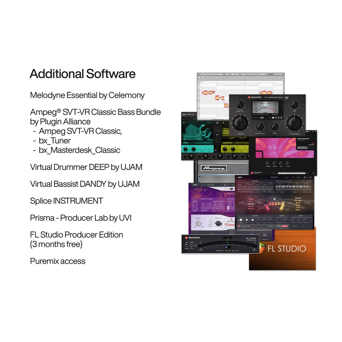 Universal Audio Volt 4 Gen 2 USB Audio Interface — additional bundled software