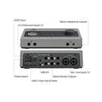 Universal Audio Volt 4 Max USB Audio Interface — rear panel connections