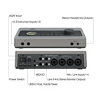 Universal Audio Volt 4P Max USB Audio Interface — rear panel connections